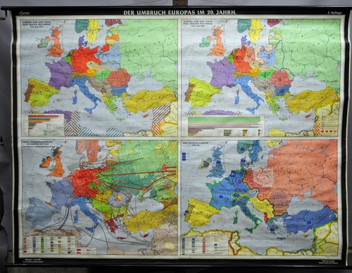 Vintage pull down map - pull, of