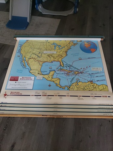 Nystrom history map set - u.s.,