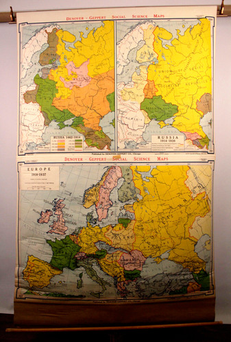 Vtg 1961 large denoyer - vtg,