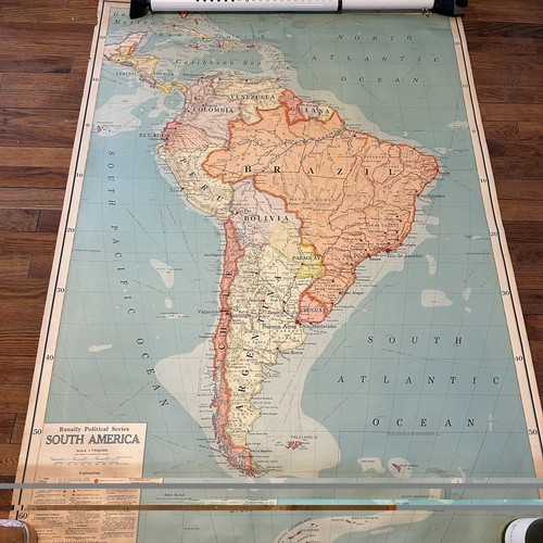 Vintage rand mcnally - mcnally, south
