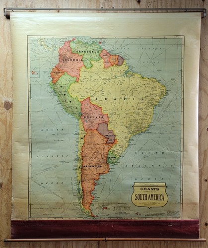 Vintage cram south america - south,